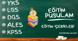 Eğitim Pusulam – Eğitim Hayatınızın Pusulası