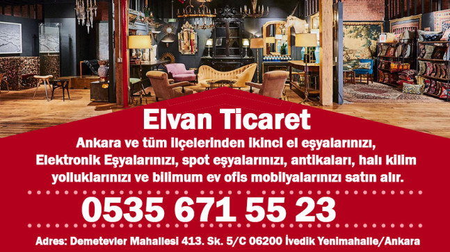 2. El Eşya Alanlar Yapracık İncek Ümitköy