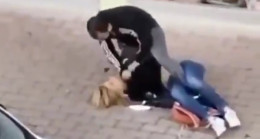 Antalya’da sokak ortasında kadın şiddeti