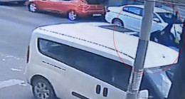 Avcılar’da araba çarpan kadın havaya savruldu