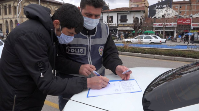 Çorum’da 6’ıncı kez maskesiz yakalanan şahıstan şaşırtan savunma