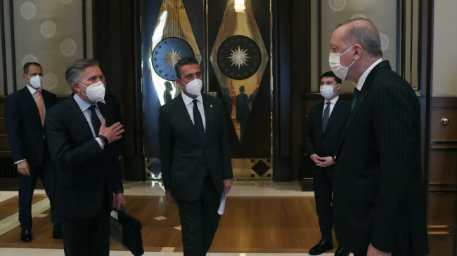 Cumhurbaşkanı Erdoğan, Ali Koç ile bir araya geldi