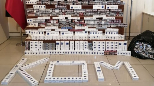 Gaziantep’te 2 bin 850 paket kaçak sigara ele geçirildi