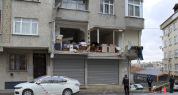 Gaziosmanpaşa’da patlama olan bina incelendi