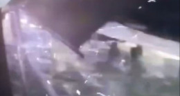 İstanbul’da balıkçıda yaşanan patlama kamerada