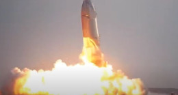 Starship roketinin iniş anına ait etkileyici görüntüler