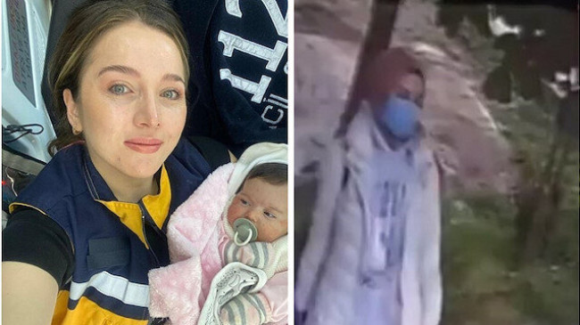 ‘Nisa Mihriban’ bebeğin ölüme terk ediliş anı güvenlik kamerasında