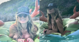 Heidi Klum’un tatil pozlarına beğeni yağdı
